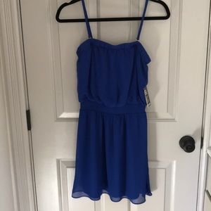 Express Indigo blue cocktail dress.